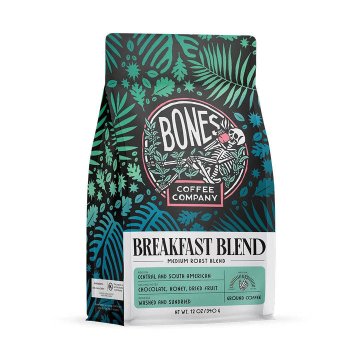 Breakfast Blend Coffee | 12oz | Whole Bean & Ground