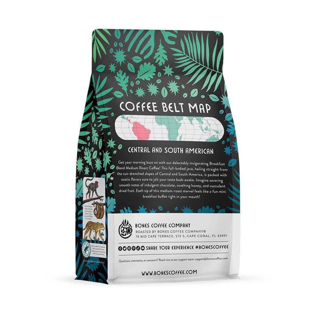 Breakfast Blend Coffee | 12oz | Whole Bean & Ground