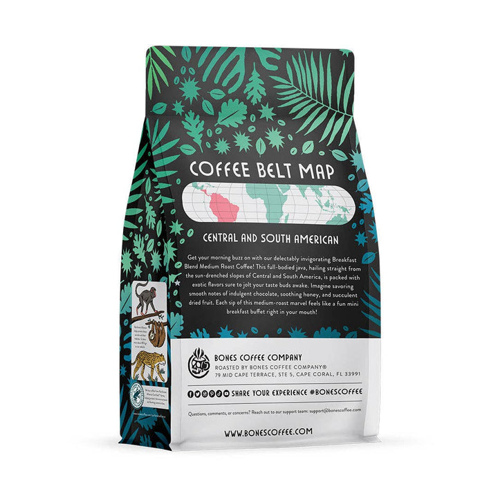 Breakfast Blend Coffee | 12oz | Whole Bean & Ground