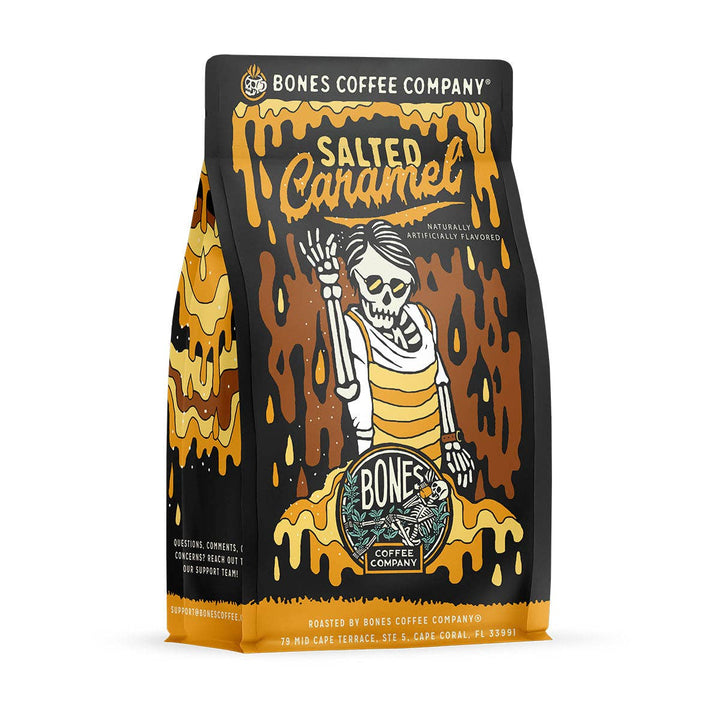 Salted Caramel Flavored Coffee | 12oz | Whole Bean & Ground