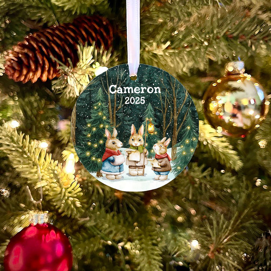 Caroling Animals Christmas Ornament