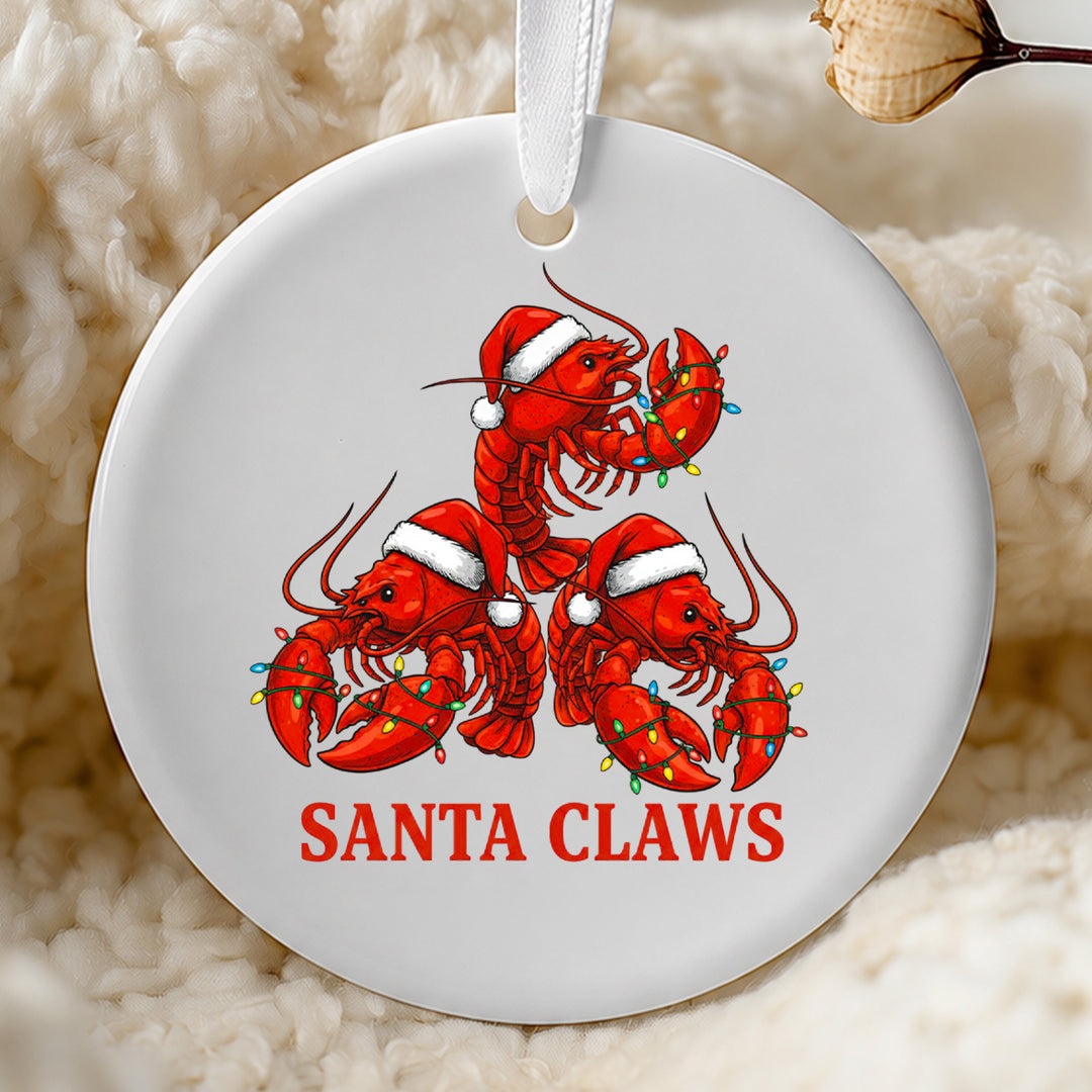 Santa Claws Ornament