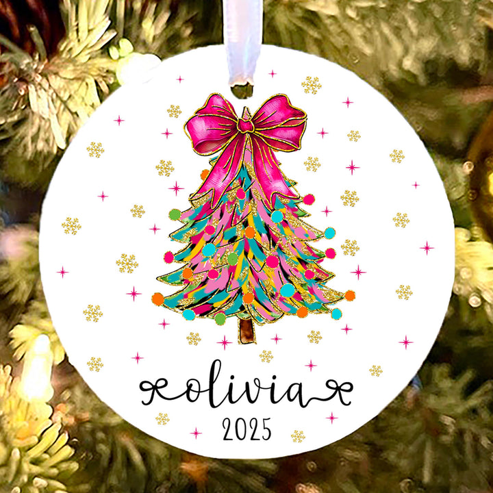 Coquette Christmas Tree Ornament