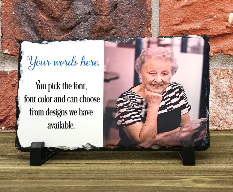 Custom Photo Slate