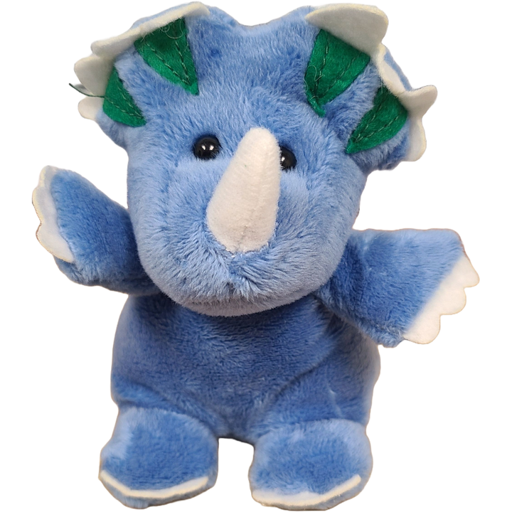 Spike the Canned Triceratops Dinosaur Plush w/Funny Jokes