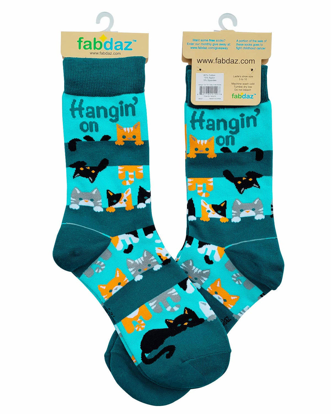 Hangin' on 'till Friday Ladies' Crew Socks