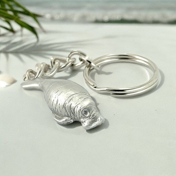 Manatee Keychain