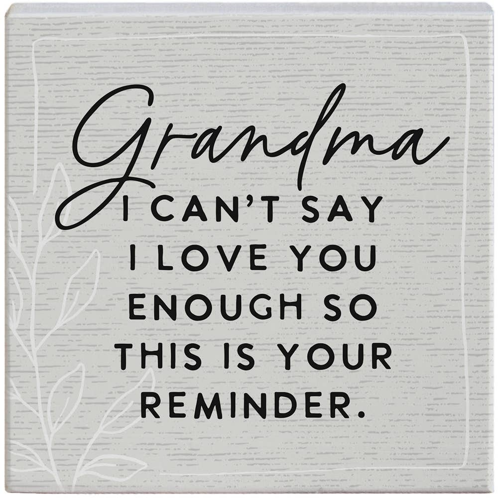Grandma I Can't Say - Gift-A-Block