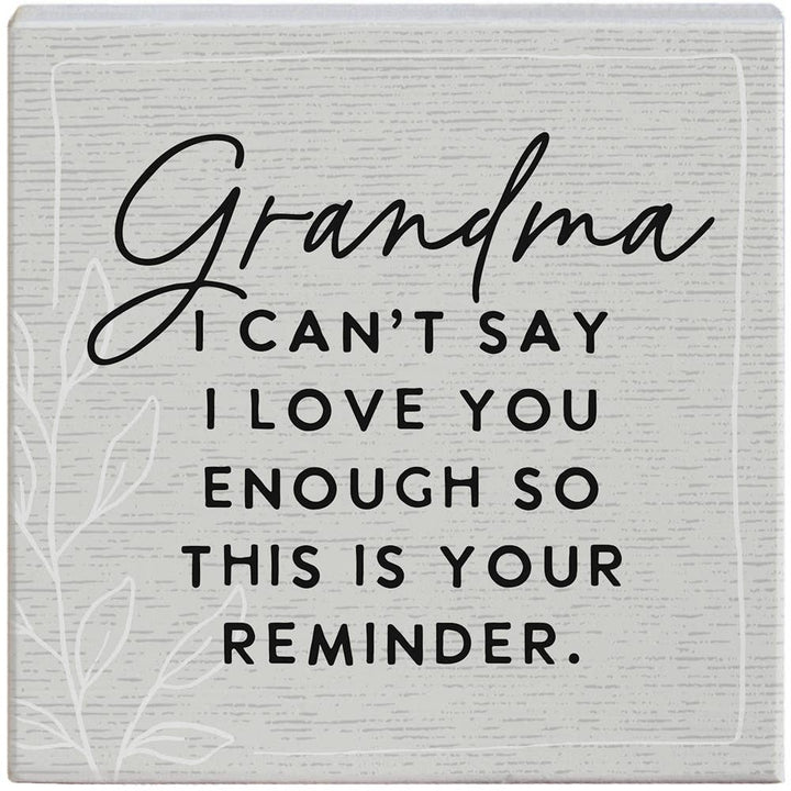 Grandma I Can't Say - Gift-A-Block