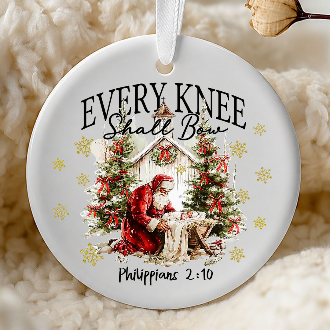 Every Knee Shall Bow Ornament