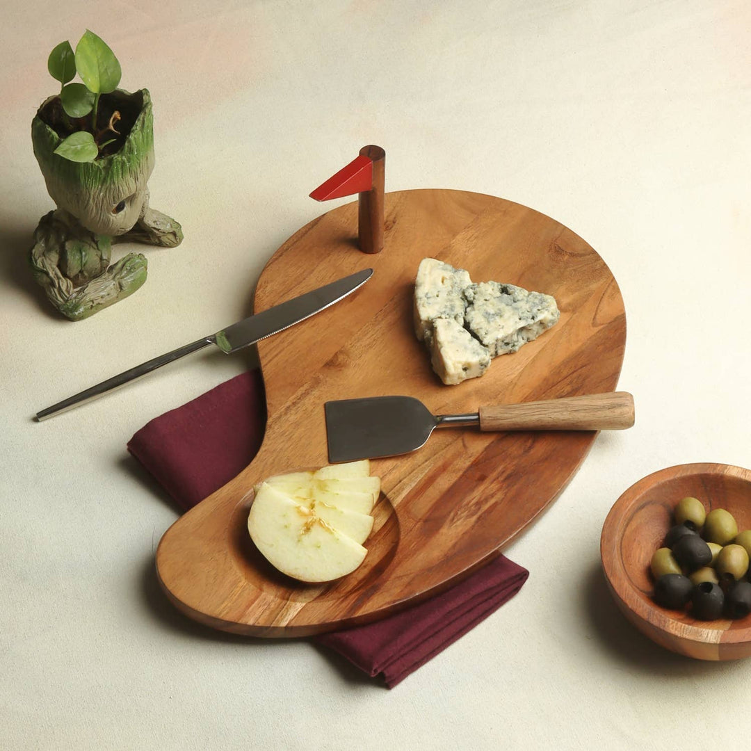 Golf Putting Green Charcuterie & Cheese Board