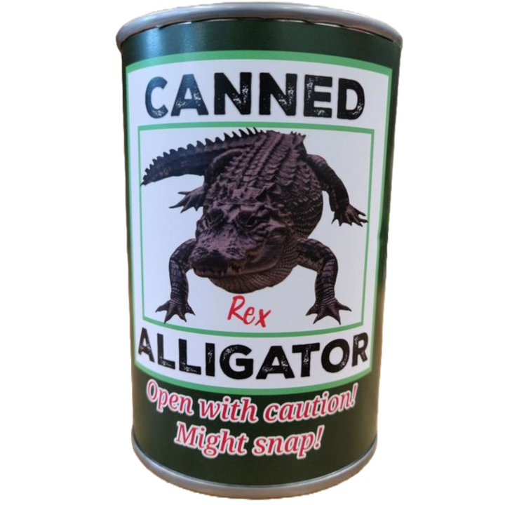 Rex the Canned Alligator | Stuffed Animal Plush w/Jokes