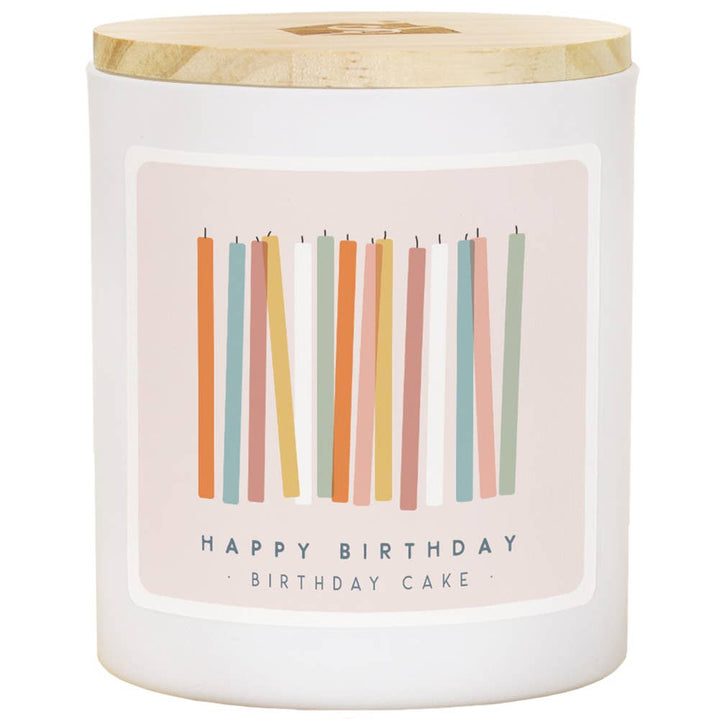 Colorful Birthday Candles - Birthday Cake Scented Candle