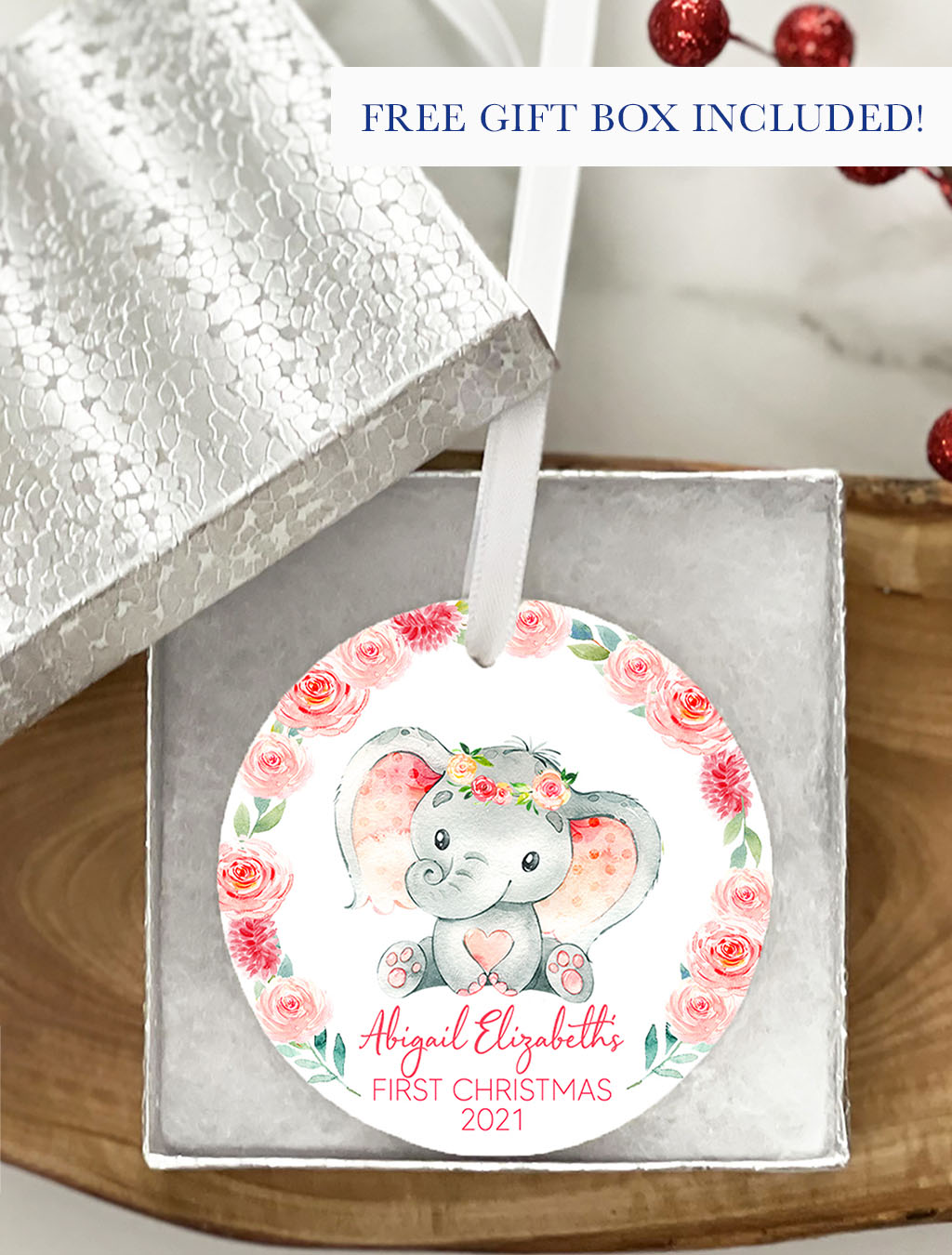 Nutcracker First Christmas Personalized Ornament