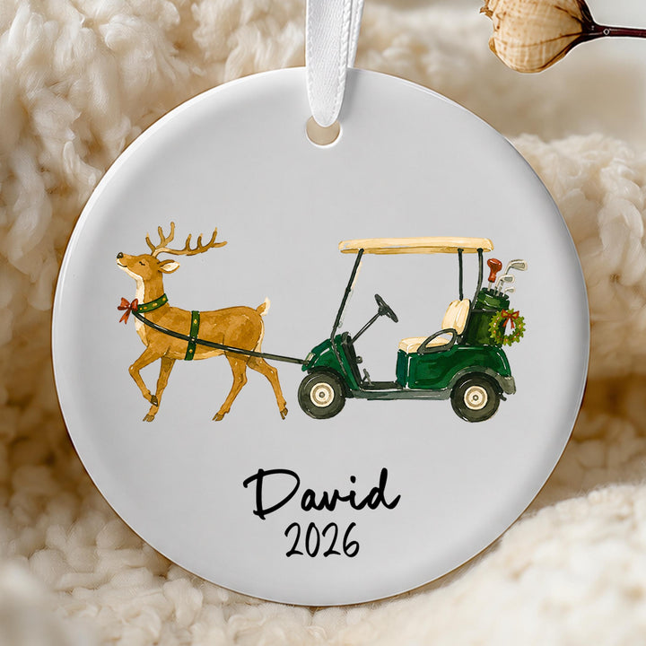 Golf Cart Personalized Ornament