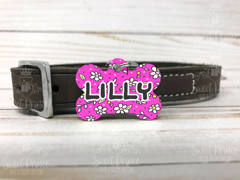 Pet ID Tag, Two-Sided Dog Tag, Personalized Pet tag, Bone ID Tag, Pet Gifts, Pet Gift, Personalized Gift, Identification Tag, Dog tag
