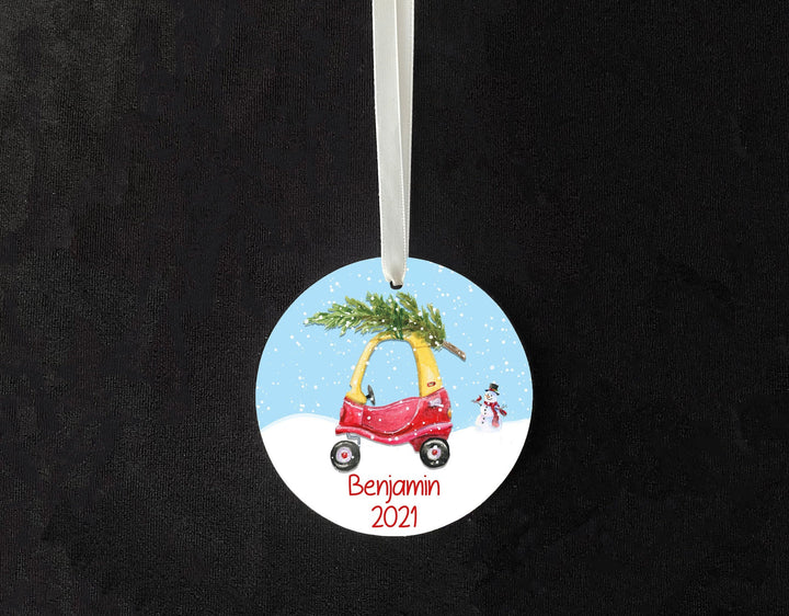 Kids Christmas Ornament, Children's Christmas Ornament, Boy car ornament, girl car ornament,