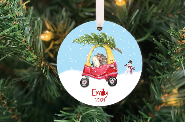 Kids Christmas Ornament, Children's Christmas Ornament, Boy car ornament, girl car ornament,