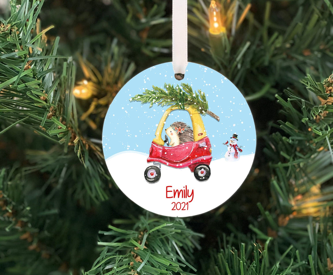 Kids Christmas Ornament, Children's Christmas Ornament, Boy car ornament, girl car ornament,