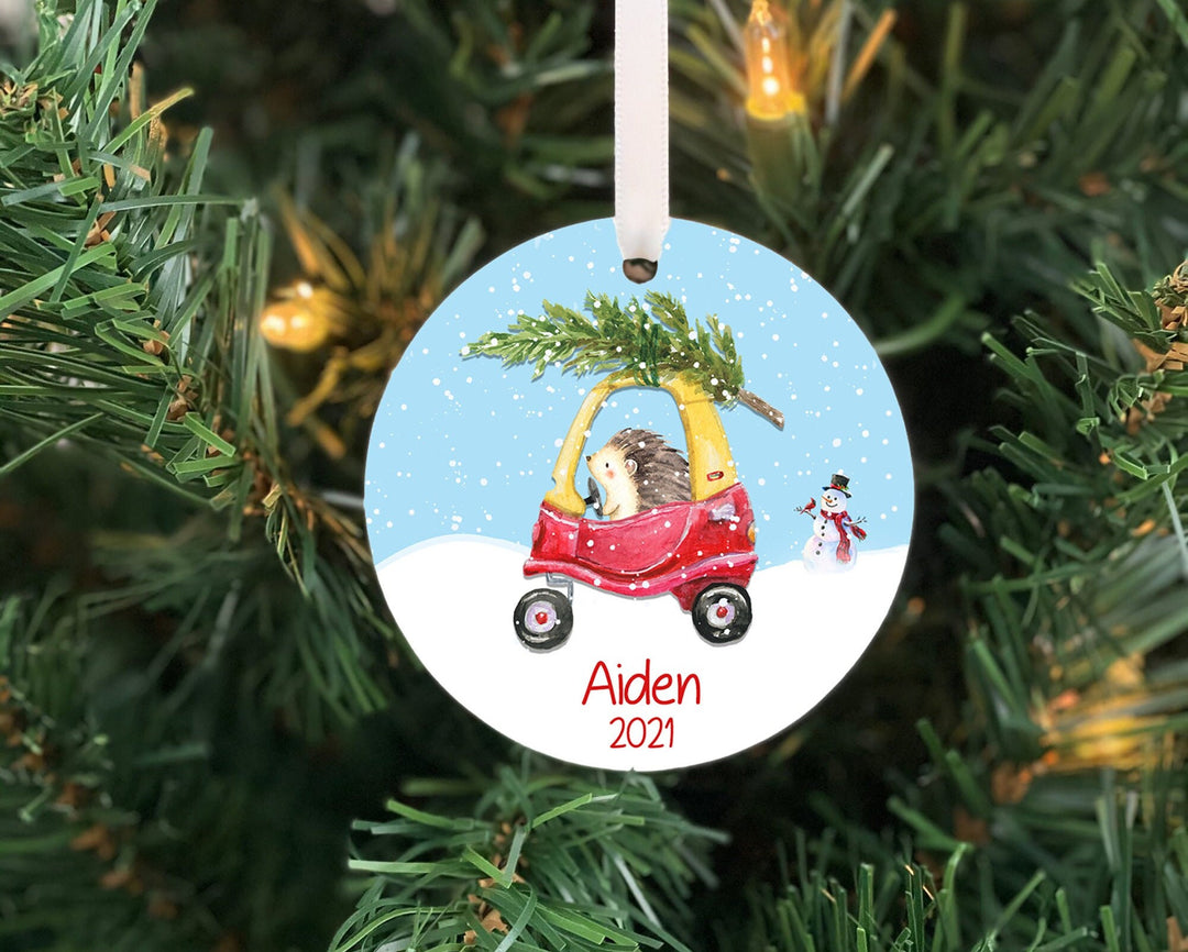 Kids Christmas Ornament, Children's Christmas Ornament, Boy car ornament, girl car ornament,