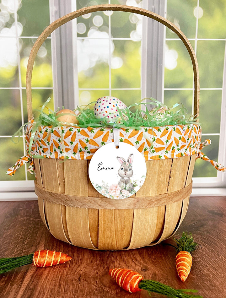 Personalized Easter Basket Name Tag, Kids Easter Basket Tags, custom Easter Basket name label, Easter basket Stuffers, girl Easter Gift