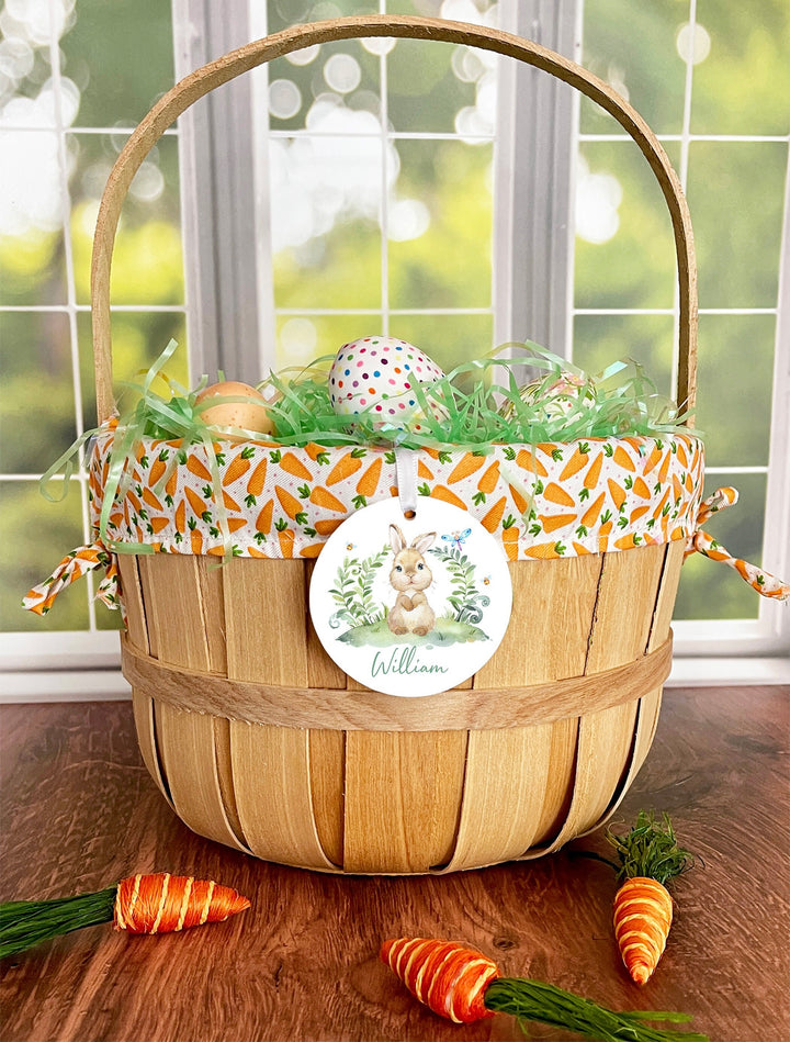 Personalized Easter Basket Tags, Kids Easter Basket Tags, custom Easter Basket name Tag, Easter basket Stuffers, boy girl Easter Gift