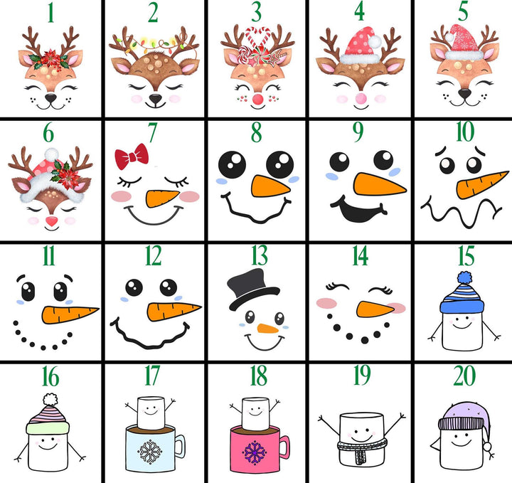 Personalized Hot Cocoa Mug,  Hot Chocolate Mug, Snowman Christmas Mug, Cute Snowman Faces mug, Custom Christmas mug, christmas camp mug