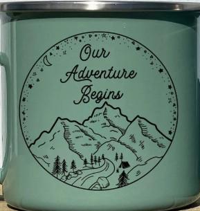 170 Personalized Camp Mugs - Green