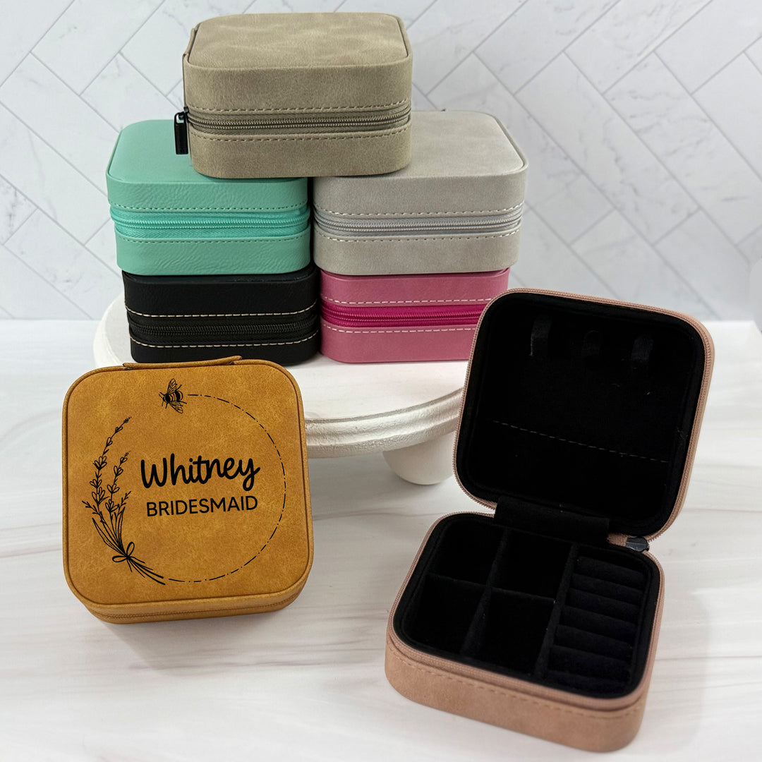 Travel Jewelry Box - Wedding Party Gifts
