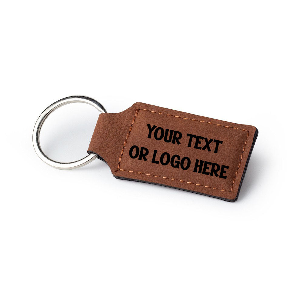 Leatherette Keychains - Rectangle
