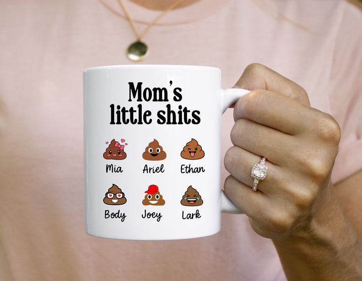 “Mom’s Little Sh*ts” Funny Personalized Mug