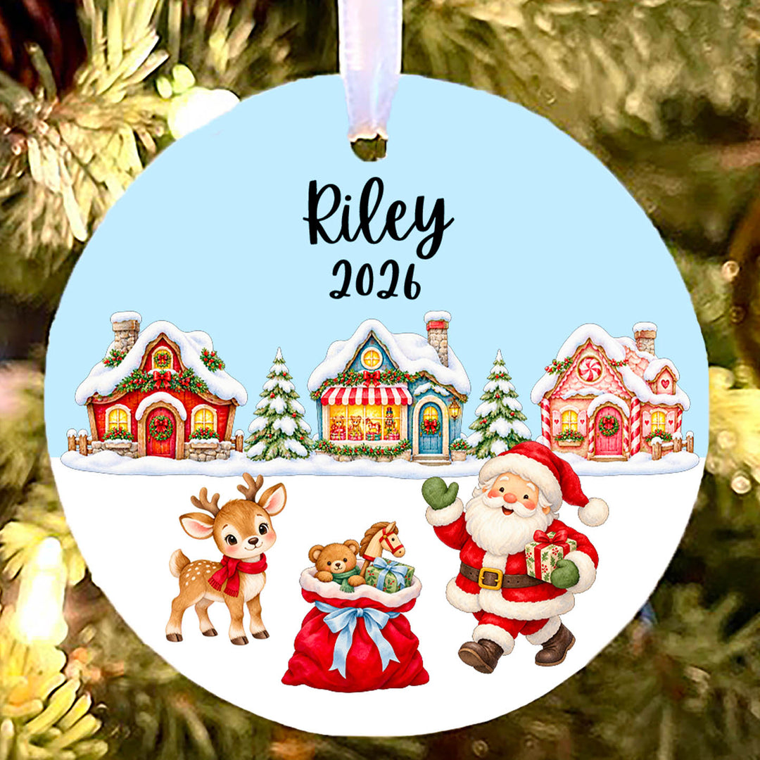 Santa's Village Christmas Ornament