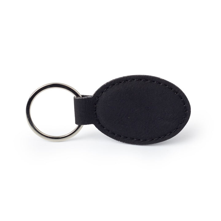 Leatherette Keychains - Oval