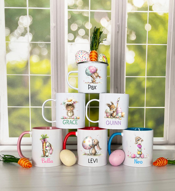 Personalized Spring Easter Mugs