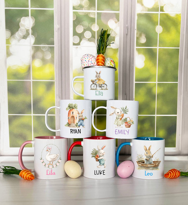 Vintage Easter Mugs