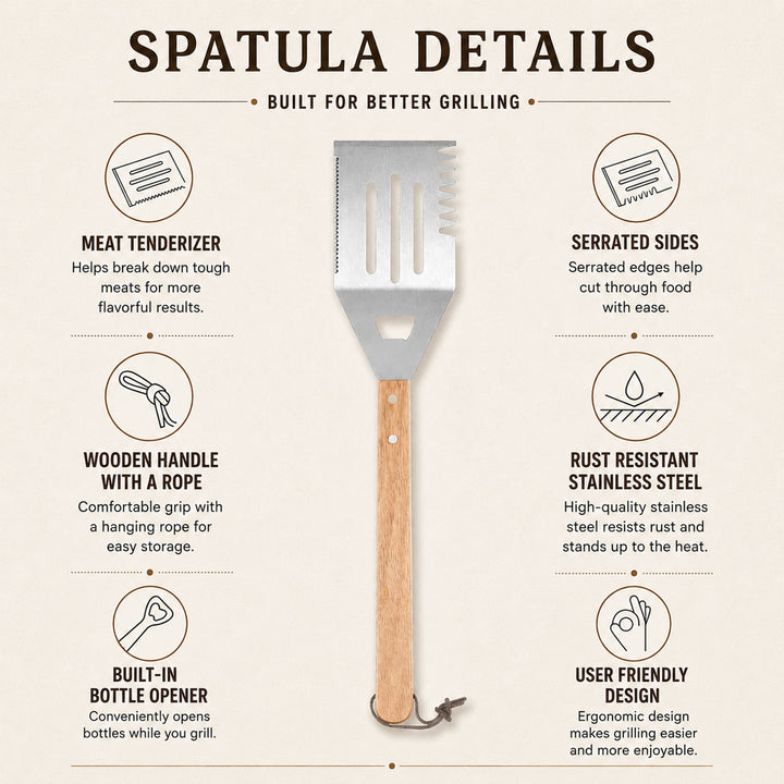 Personalized Engraved Grill Spatula