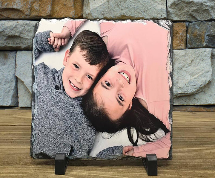 Square Photo Slate Keepsake
