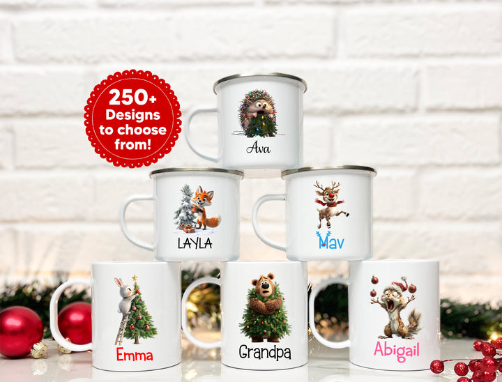 Holiday & Winter 3D Design Mugs