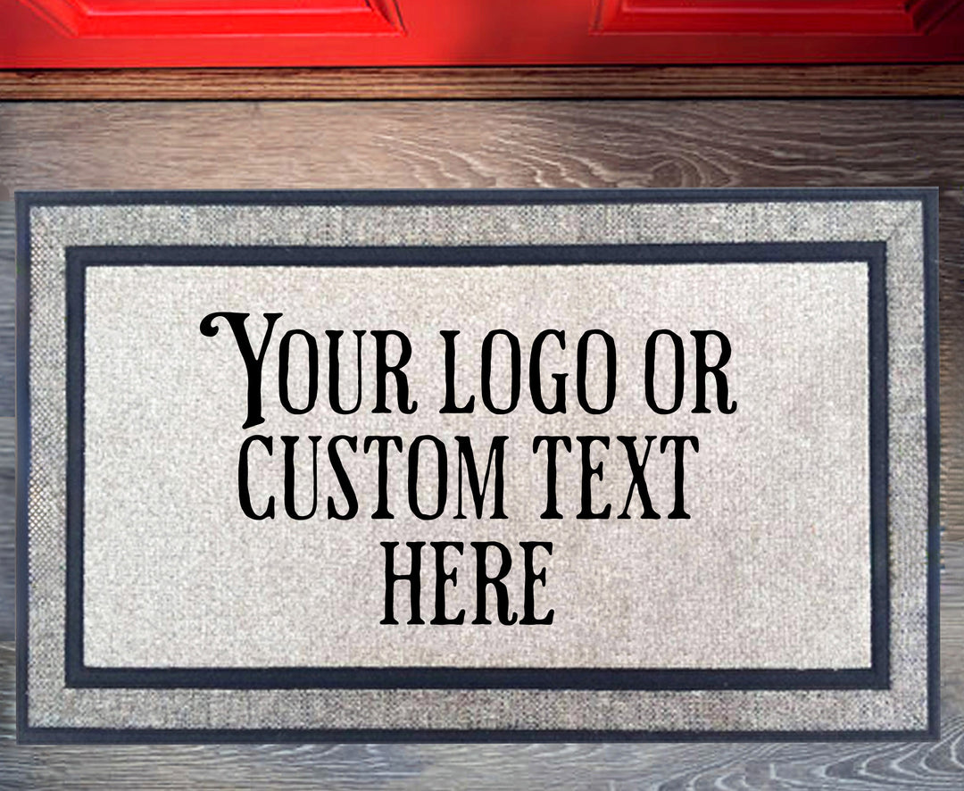 Logo or Custom Text Doormat