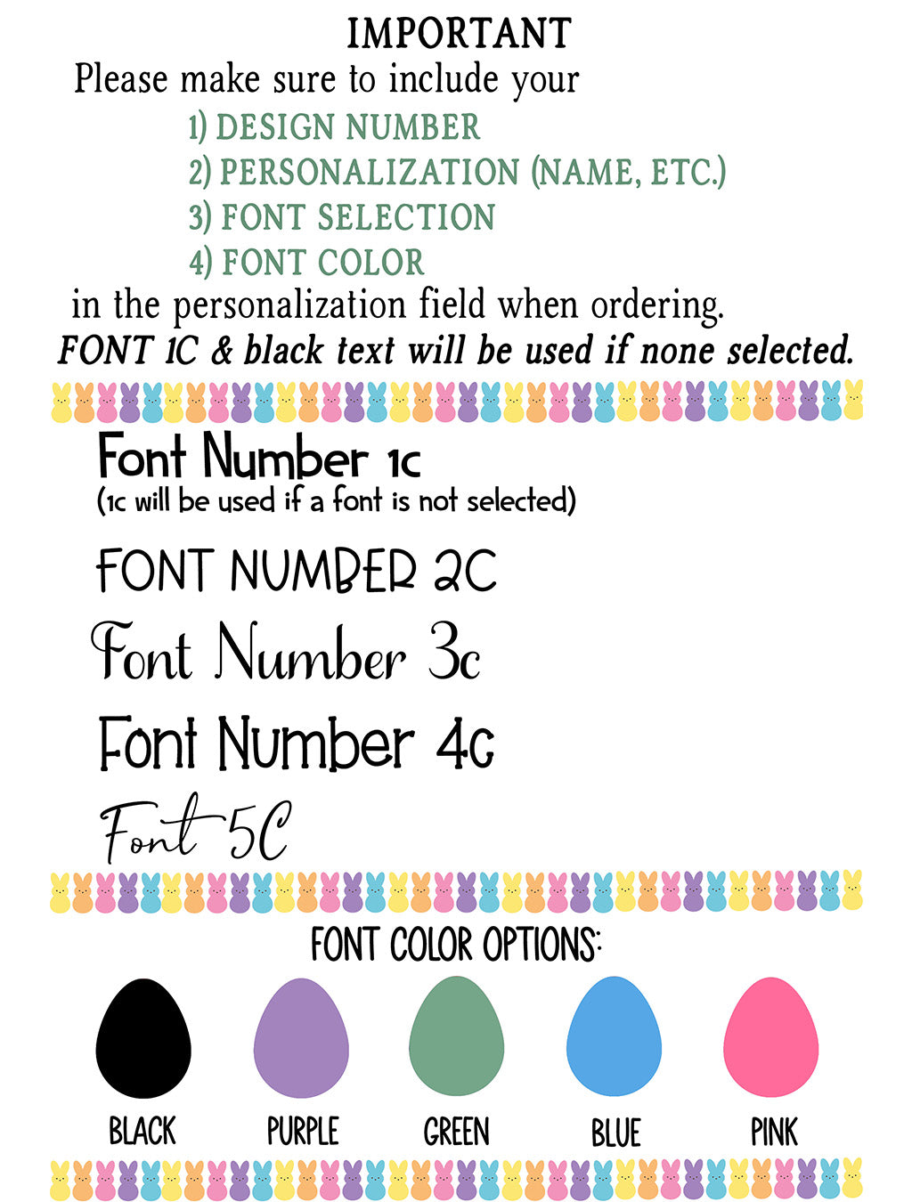 Personalized Easter Basket Name Tag